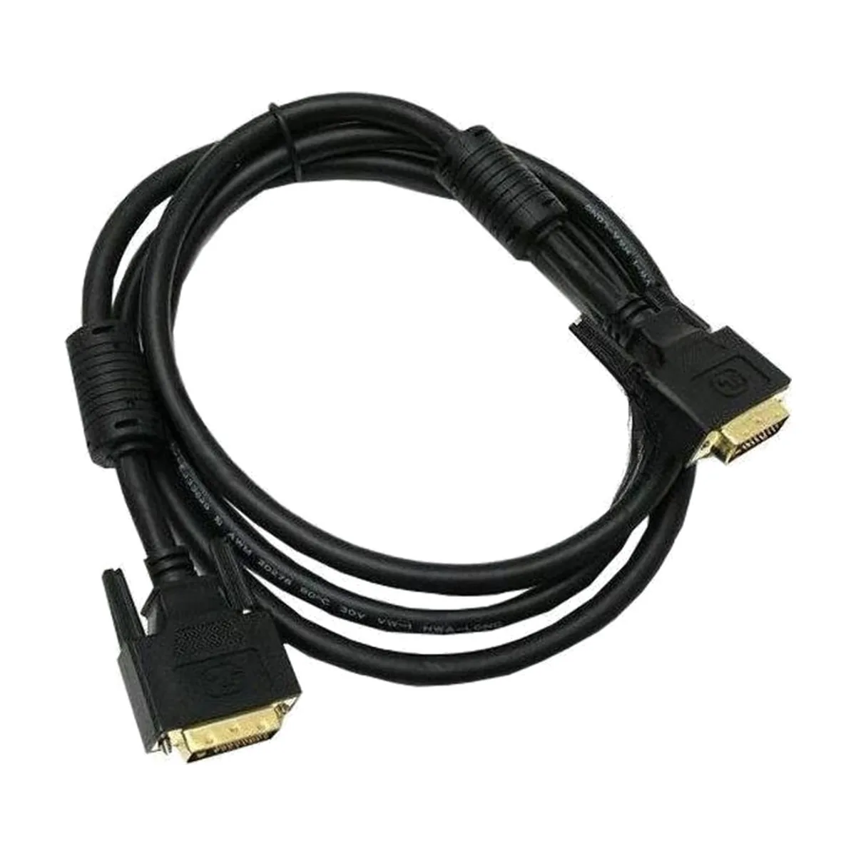 Кабель видео Buro DVI-D(m)/DVI-D(m) 1.8м. феррит.кольца позолоченные контакты черный (DVI-D)