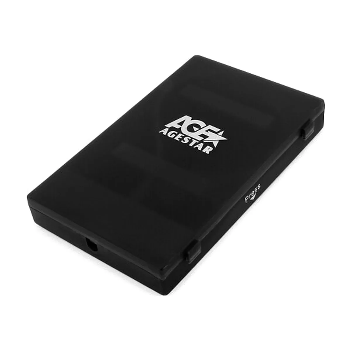 Контейнер для HDD AgeStar Внешний корпус 2.5" SATA HDD/SSD AgeStar SUBCP1 черный USB 2.0, пластик, черный, безвинтовая конструкция 10610