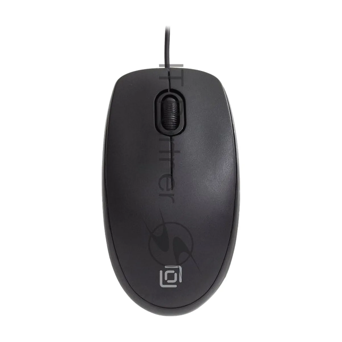 Мышь проводная Oklick 195M черный, 800 dpi, USB, кнопки - 3