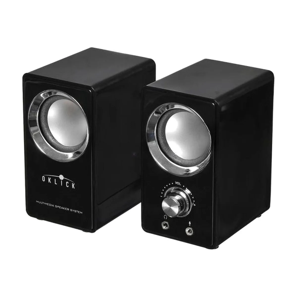 Акустическая система Oklick OK-116 2.0 черный 6Вт