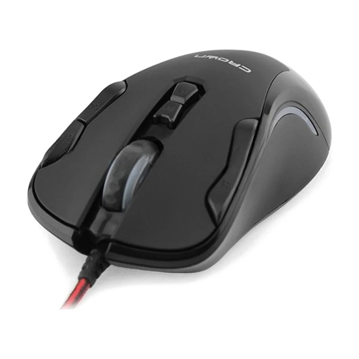 Мышь проводная Crown Gaming CMXG-804 черный, 2000 dpi, USB, кнопки - 9