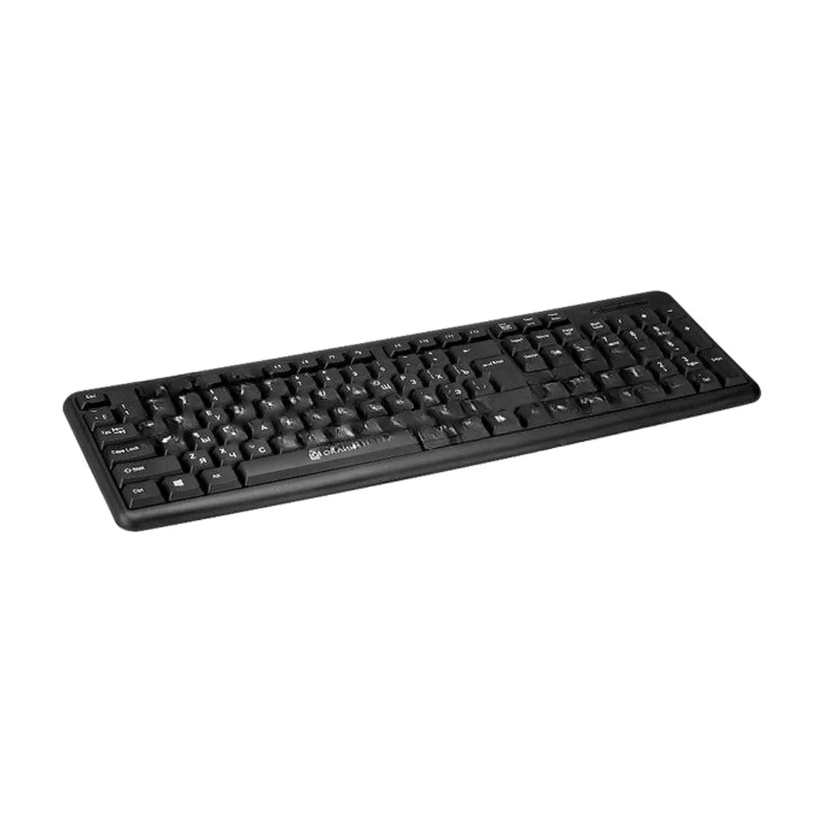 Клавиатура проводная Oklick 180M, PS/2, черный