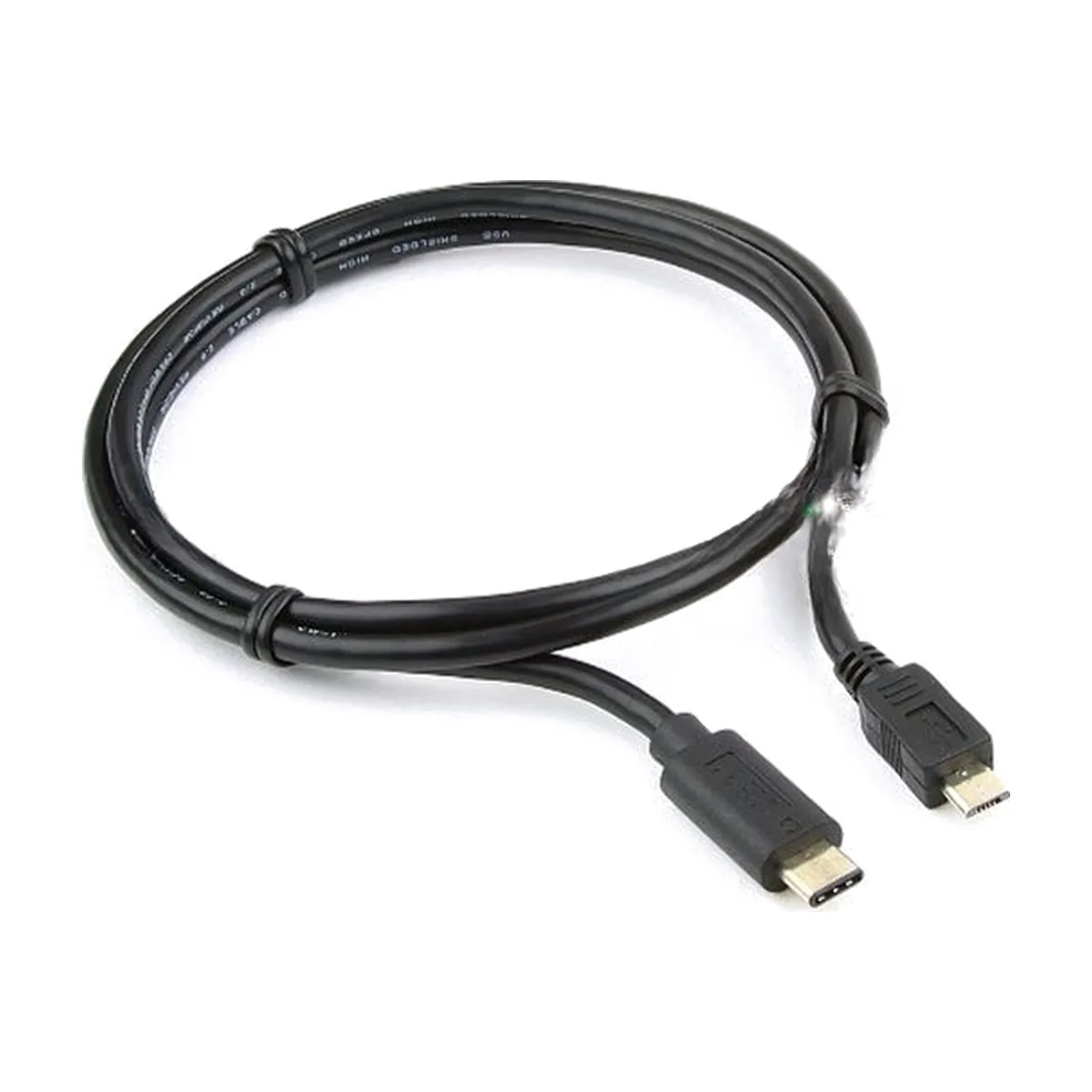 Кабель Cablexpert CCP-USB2-mBMCM-1M USB2.0 microBM/USB3.1TypeC, 1м, 