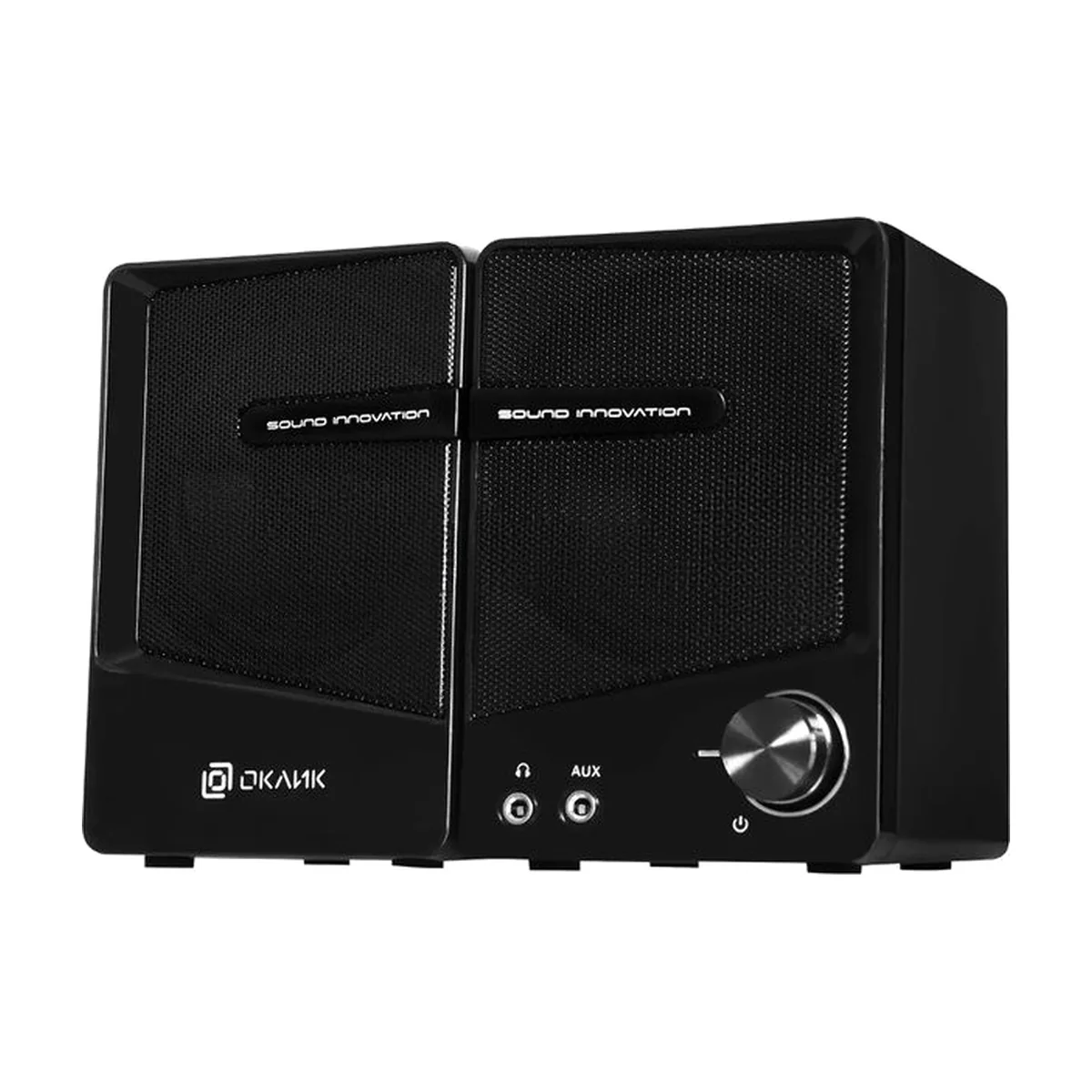 Акустическая система Oklick OK-126 2.0 черный 6Вт