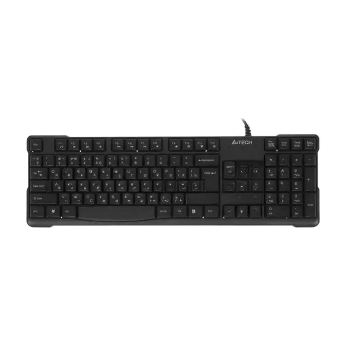 Клавиатура A4Tech KR-750 проводная, USB Type-A, чёрный