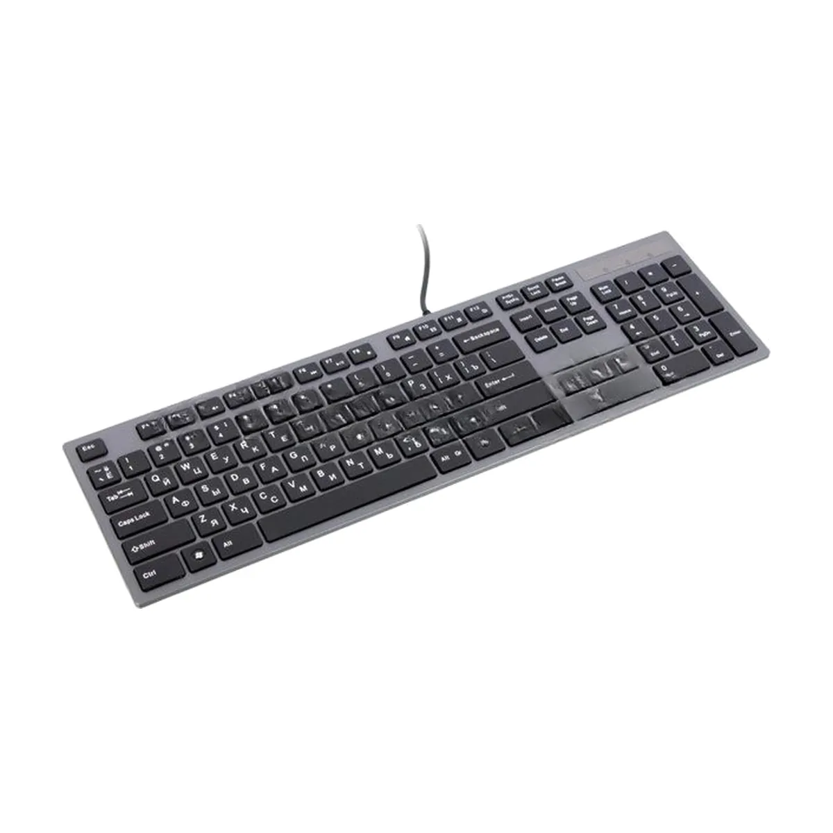 Клавиатура A4Tech KV-300H проводная, USB Type-A, серый