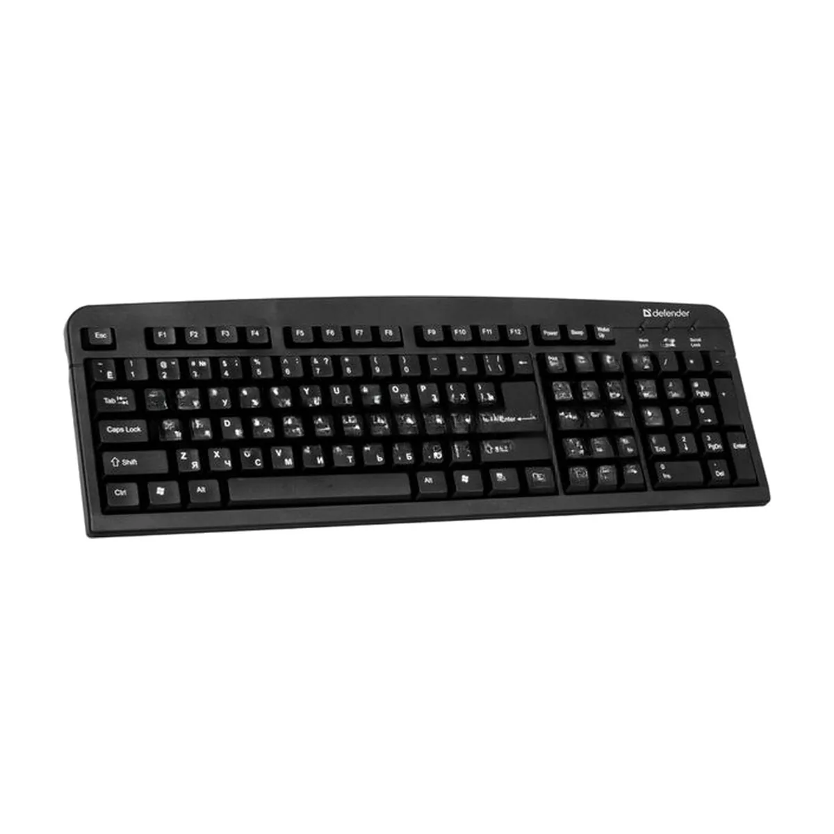 Клавиатура проводная Defender Element HB-520, USB, черный