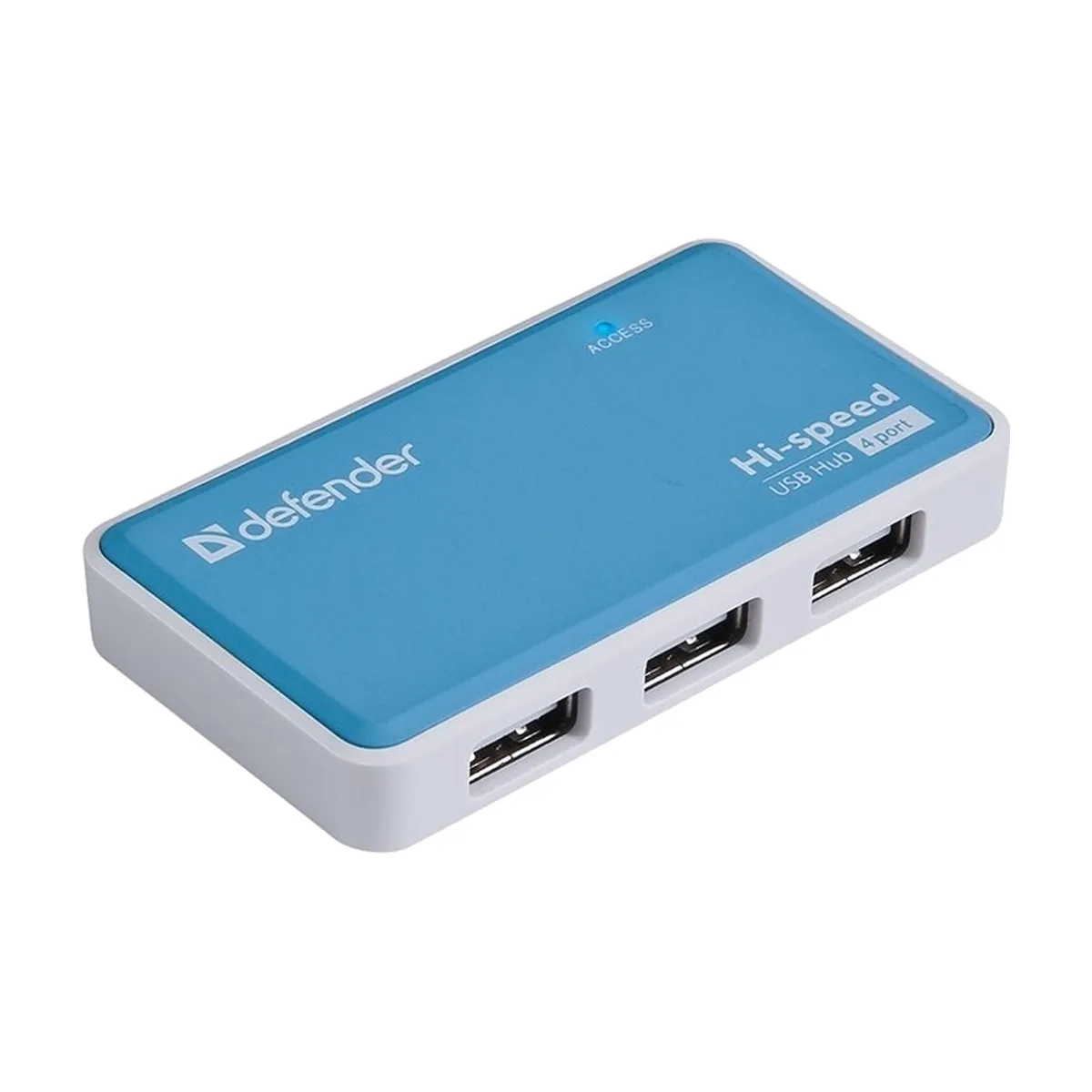 Концентратор USB Defender Quadro Power, USB, адаптер/через USB, блок питания