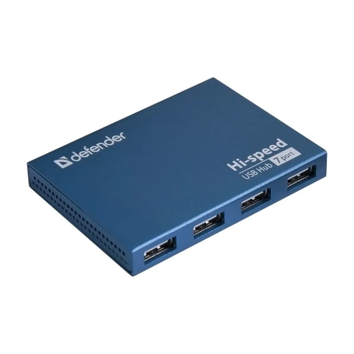 Концентратор USBы Defender Septima Slim, USB 2.0, USB 7 портов, блок питания/USB
