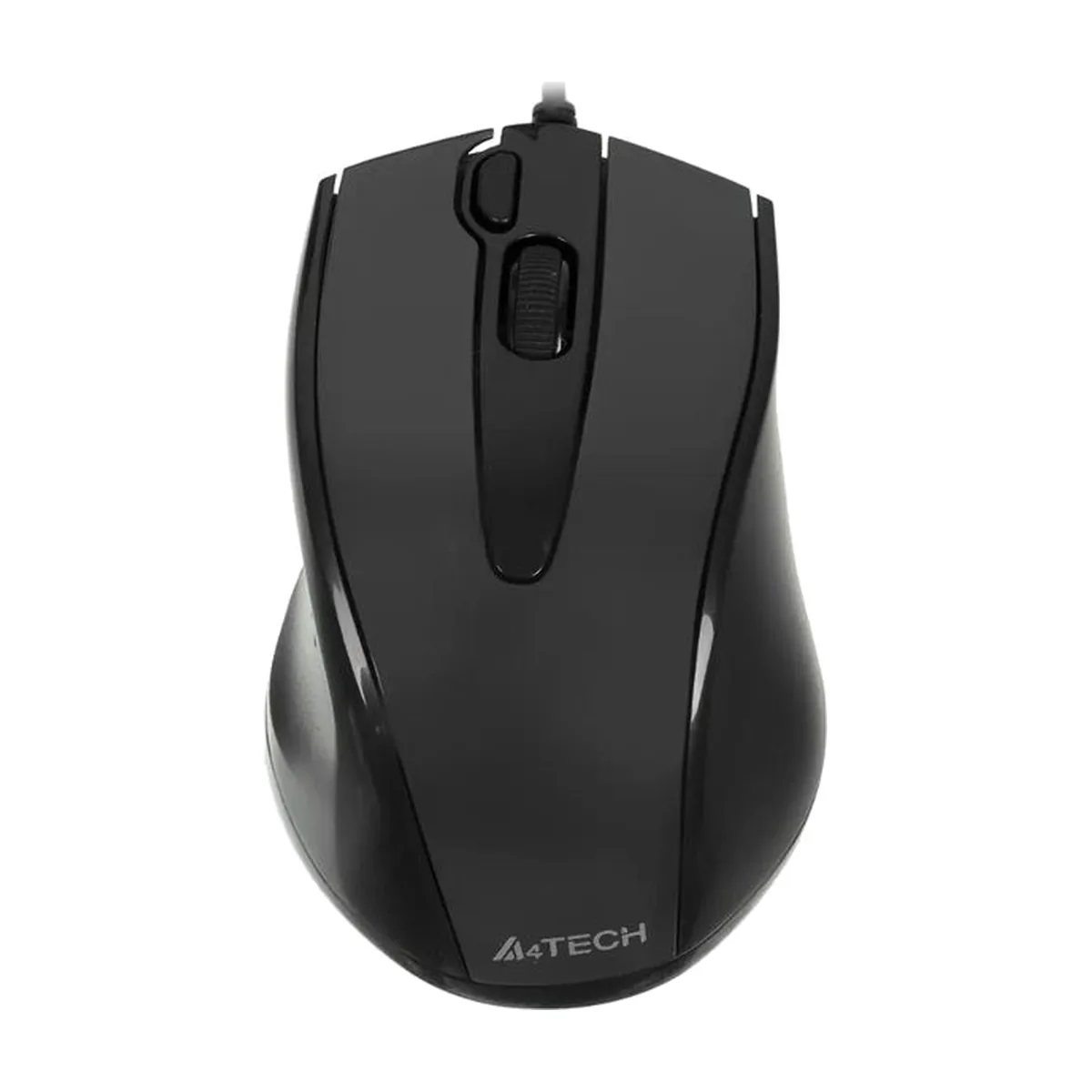 Мышь проводная A4Tech N-500F серый, 1000 dpi, USB Type-A, кнопки - 4