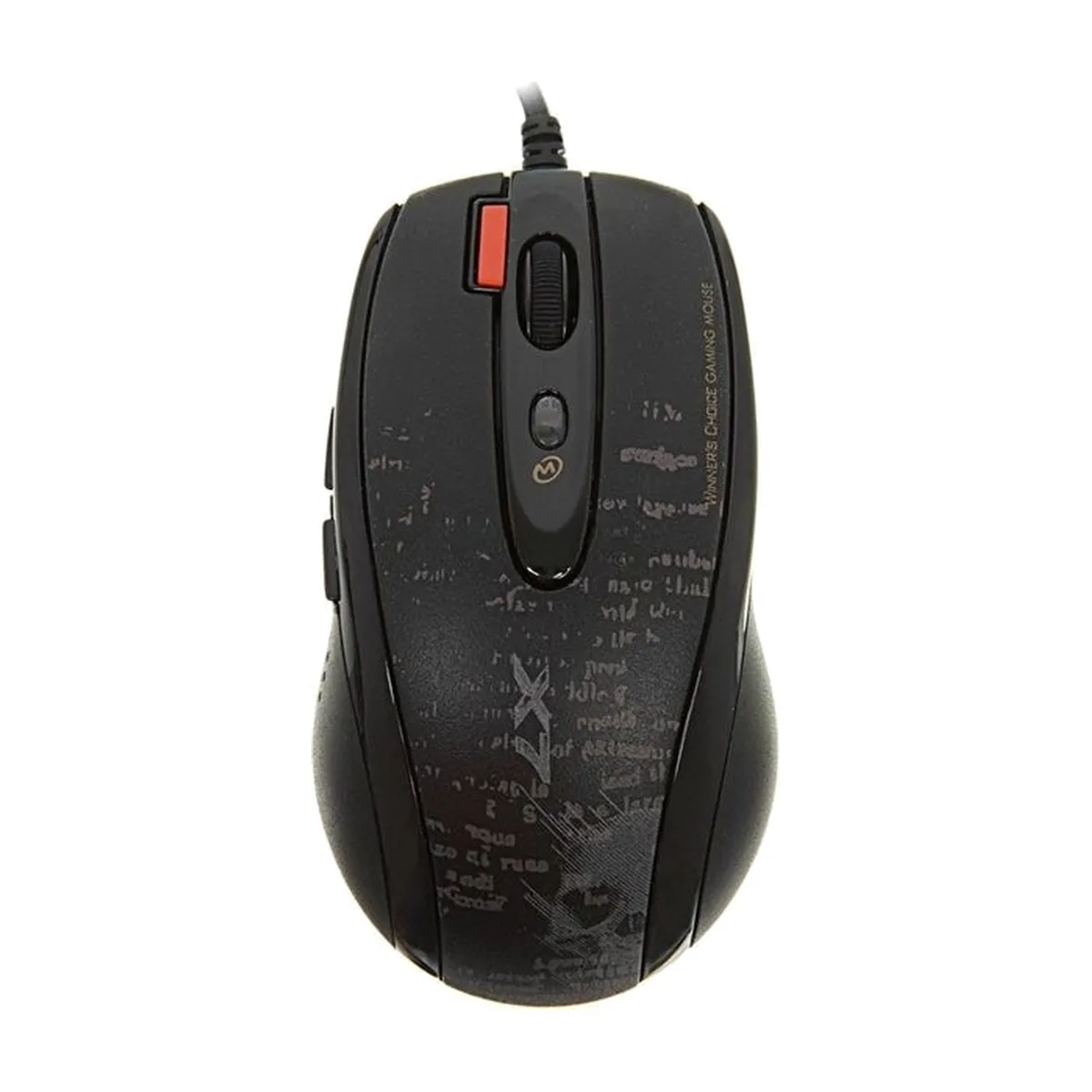 Мышь проводная A4Tech F5 черный, 3000 dpi, USB Type-A, кнопки - 7