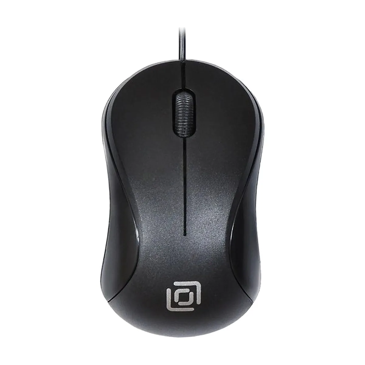 Мышь проводная Oklick 115S черный, 1200 dpi, USB, кнопки - 3