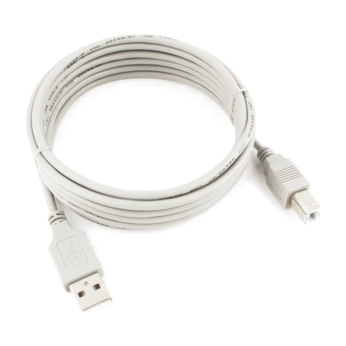 Кабель Gembird USB 2.0 PRO для соед. 3.0м AM/BM позол.конт., фер.кол., пакет