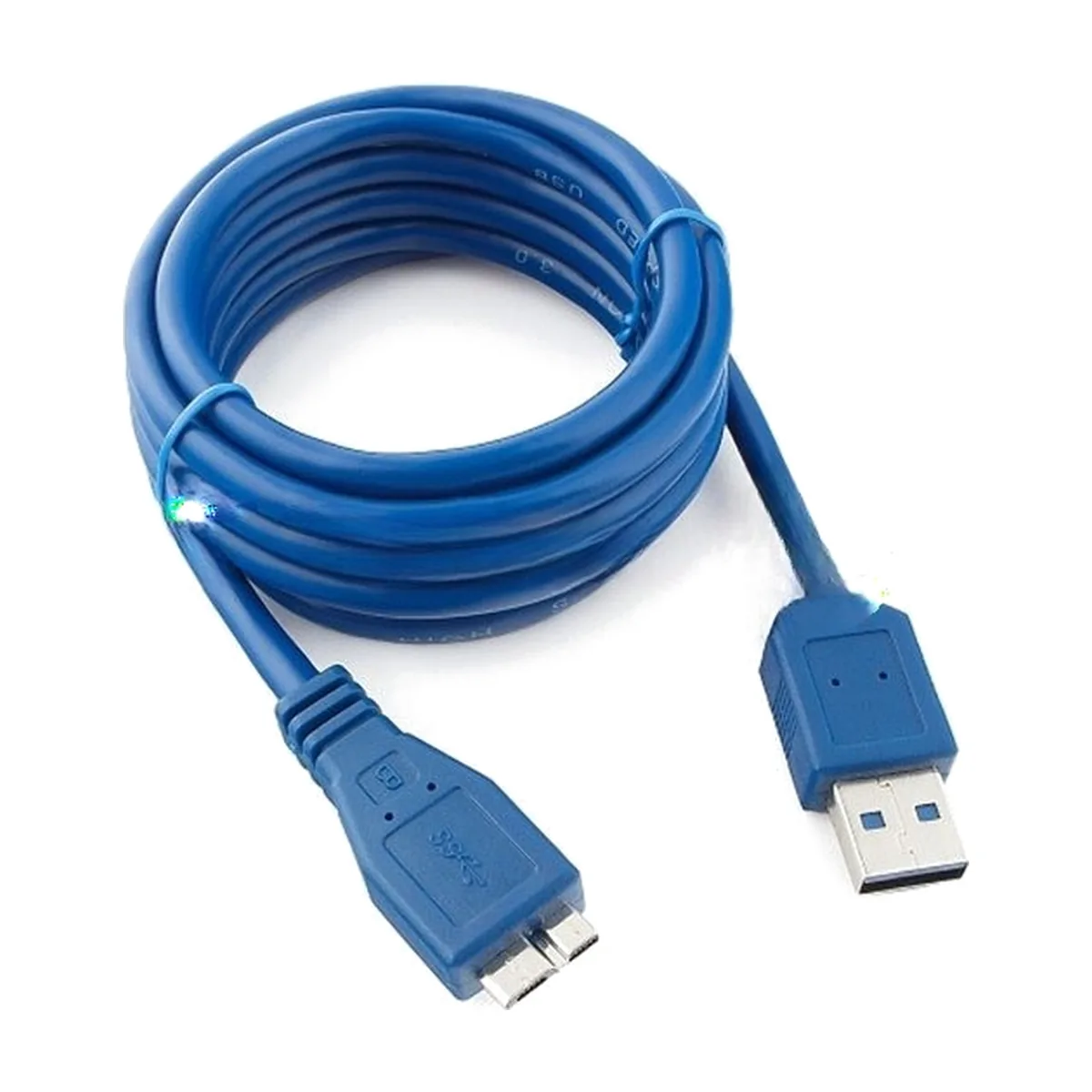 Кабель USB 3.0 для соед. 1.8м А-microB (5 pin) PRO позол.конт., пакет