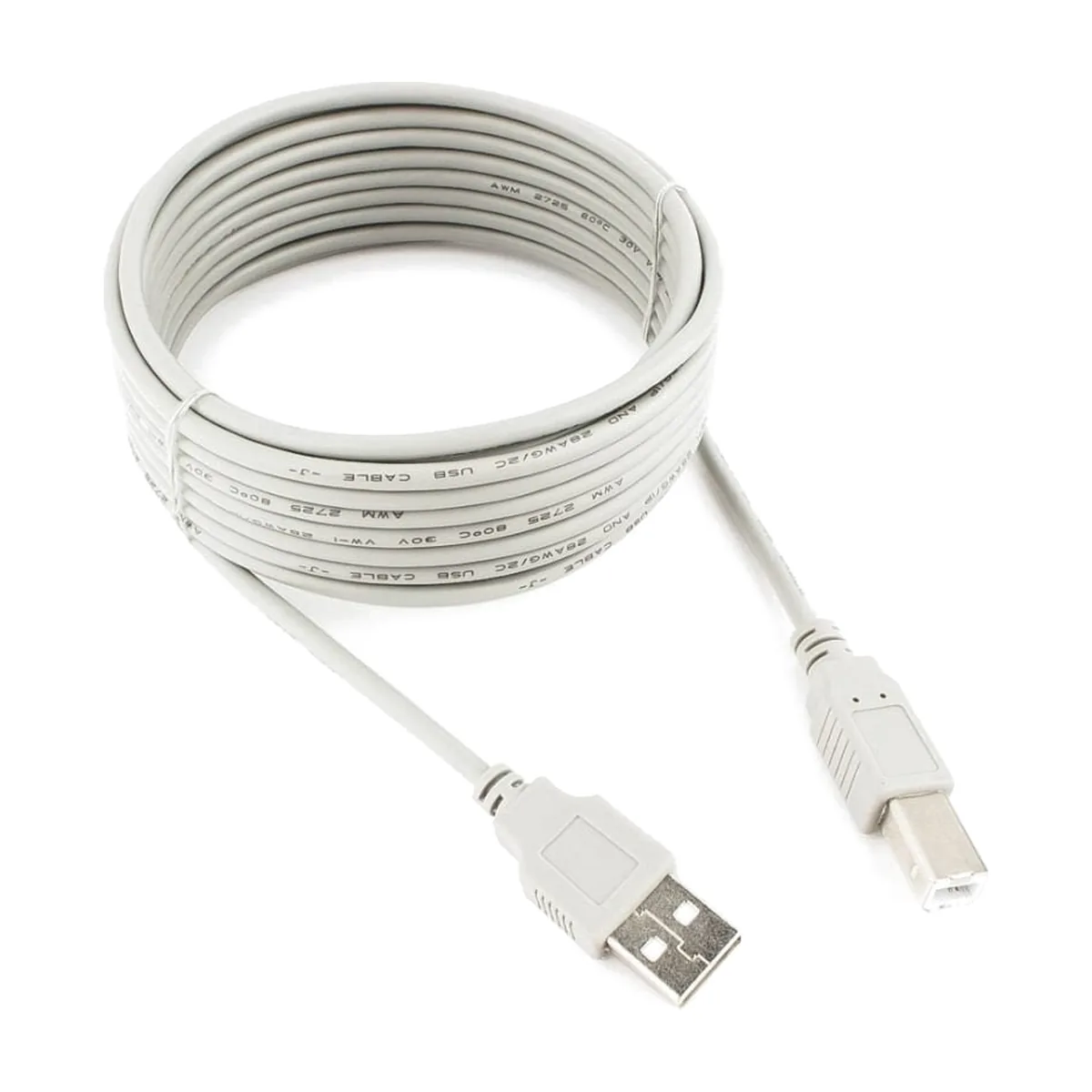 Кабель Gembird USB 2.0 PRO для соед. 4.5м AM/BM позол.конт., фер.кол., пакет
