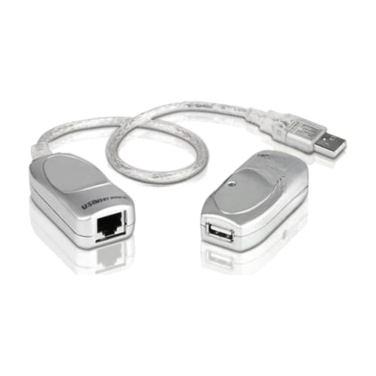 Кабель удлинитель USB 1.1 AM/AF Aten UCE60-AT до 60 м.(через RJ45, по витой паре. Без патч-корда в комплекте), питание от шины