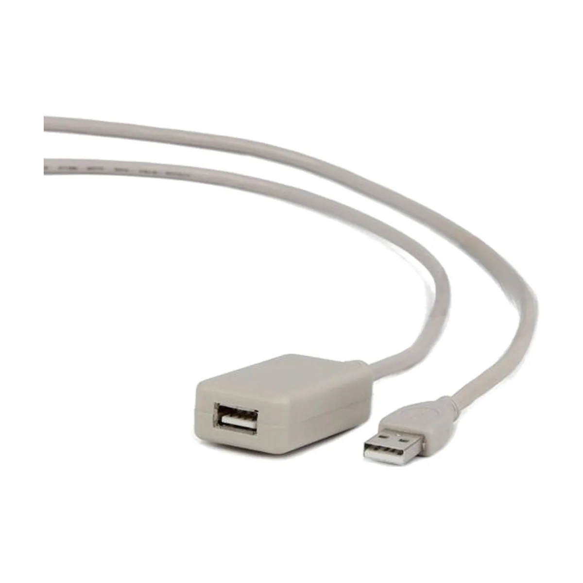 Кабель Gembird USB 2.0 удлинительный, активный 4.8м AM/AF, черный