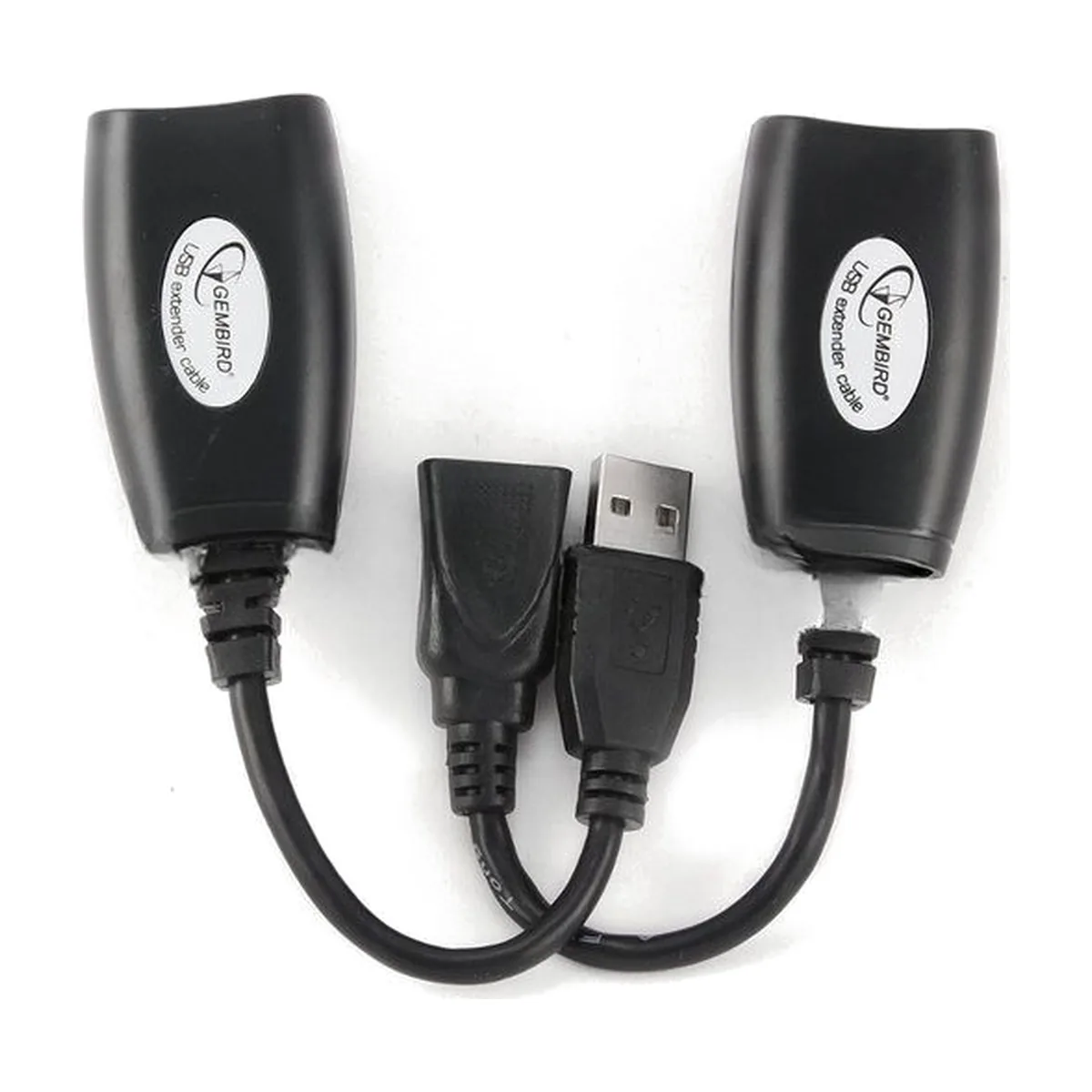 Кабель Gembird USB 2.0 удлинительный AM/AF/RJ45Fx2 по витой паре