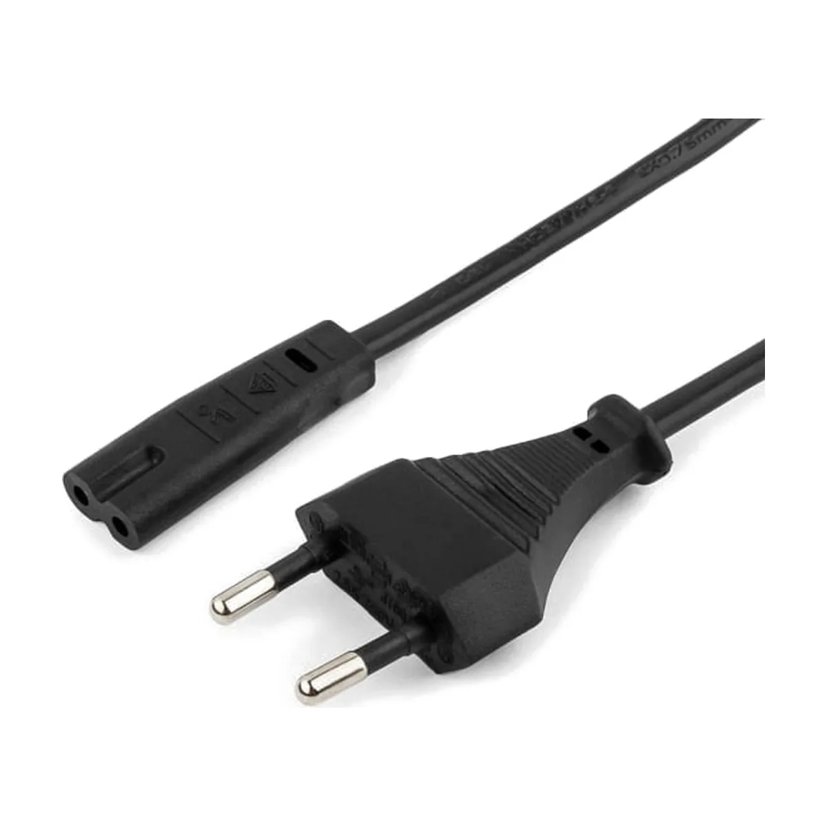 Кабель питания для ноутбуков, аудио/видео техники Cablexpert/Gembird PC-184/2-1.8М, 1.8м, 2-pin, черный, пакет