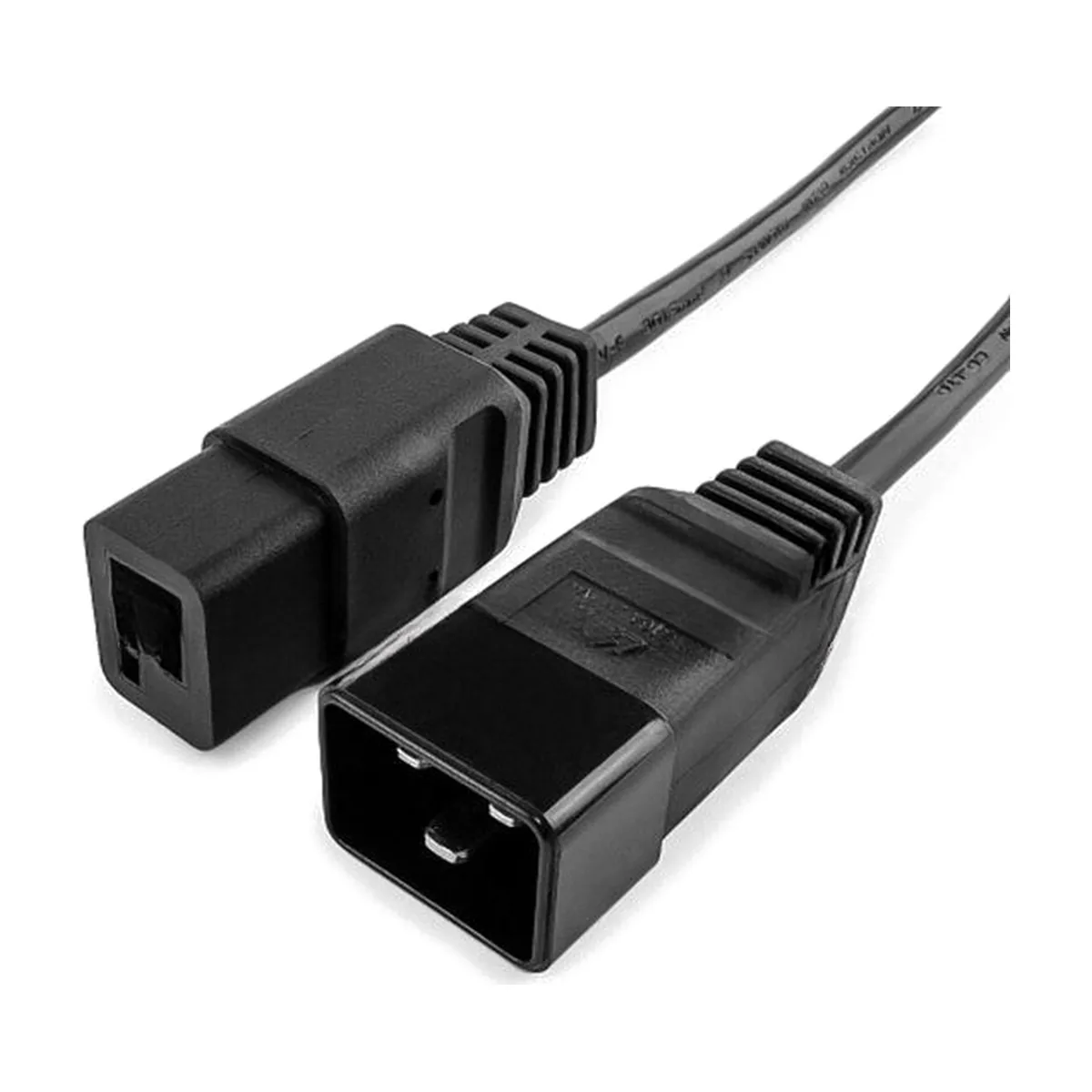 Кабель питания для UPC Gembird/Cablexpert, 1.5м, С19 - C20, 16А, черный, с заземлением
