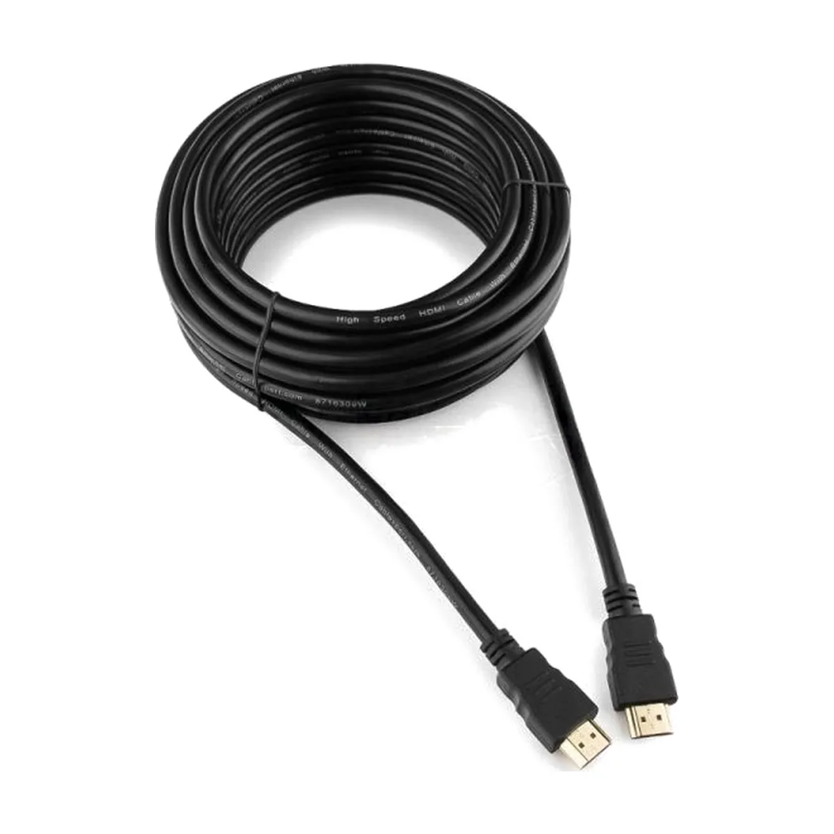 Кабель Cablexpert HDMI CC-HDMI4-10M, 19M/19M, v2.0, медь, позол.разъемы, экран, 10м, черный, пакет