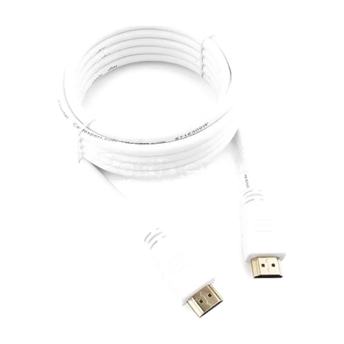 Кабель Cablexpert HDMI CC-HDMI4-W-10, 19M/19M, v2.0, медь, позол.разъемы, экран, 3 м, белый, пакет