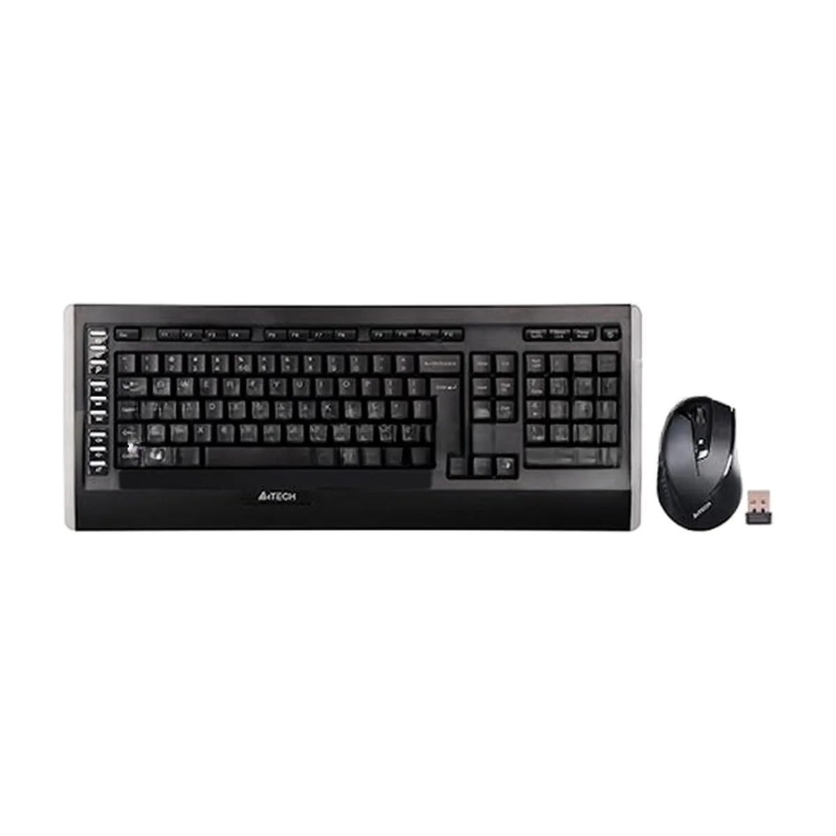Комплект клавиатура+мышь A4TECH 9300F беспроводной, USB, 2000 DPI, чёрный
