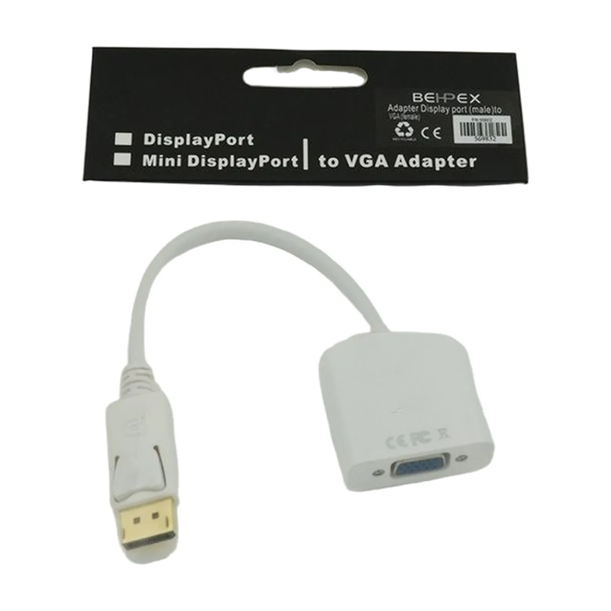 Переходник Belsis Display port (male) to VGA (female)