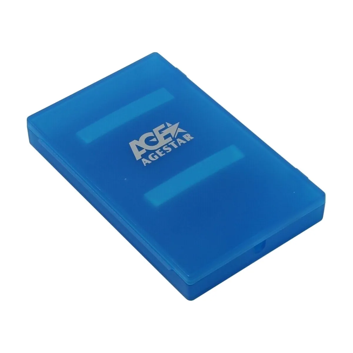 Контейнер для HDD AgeStar Внешний корпус 2.5" SATA HDD/SSD AgeStar SUBCP1 (BLUE) USB 2.0, пластик, синий, безвинтовая конструкция (10612)