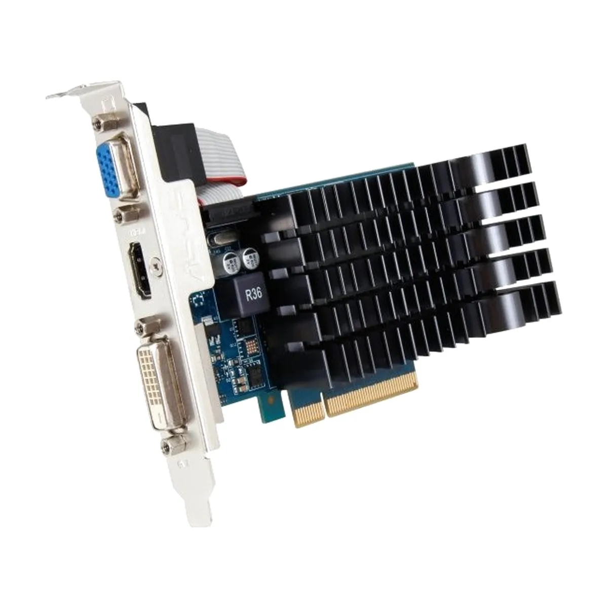 Видеокарта Asus GeForce GT 730, 2 GB GDDR5, 64 bit, HDMI, DVI-D, VGA, GPU 902 MHz