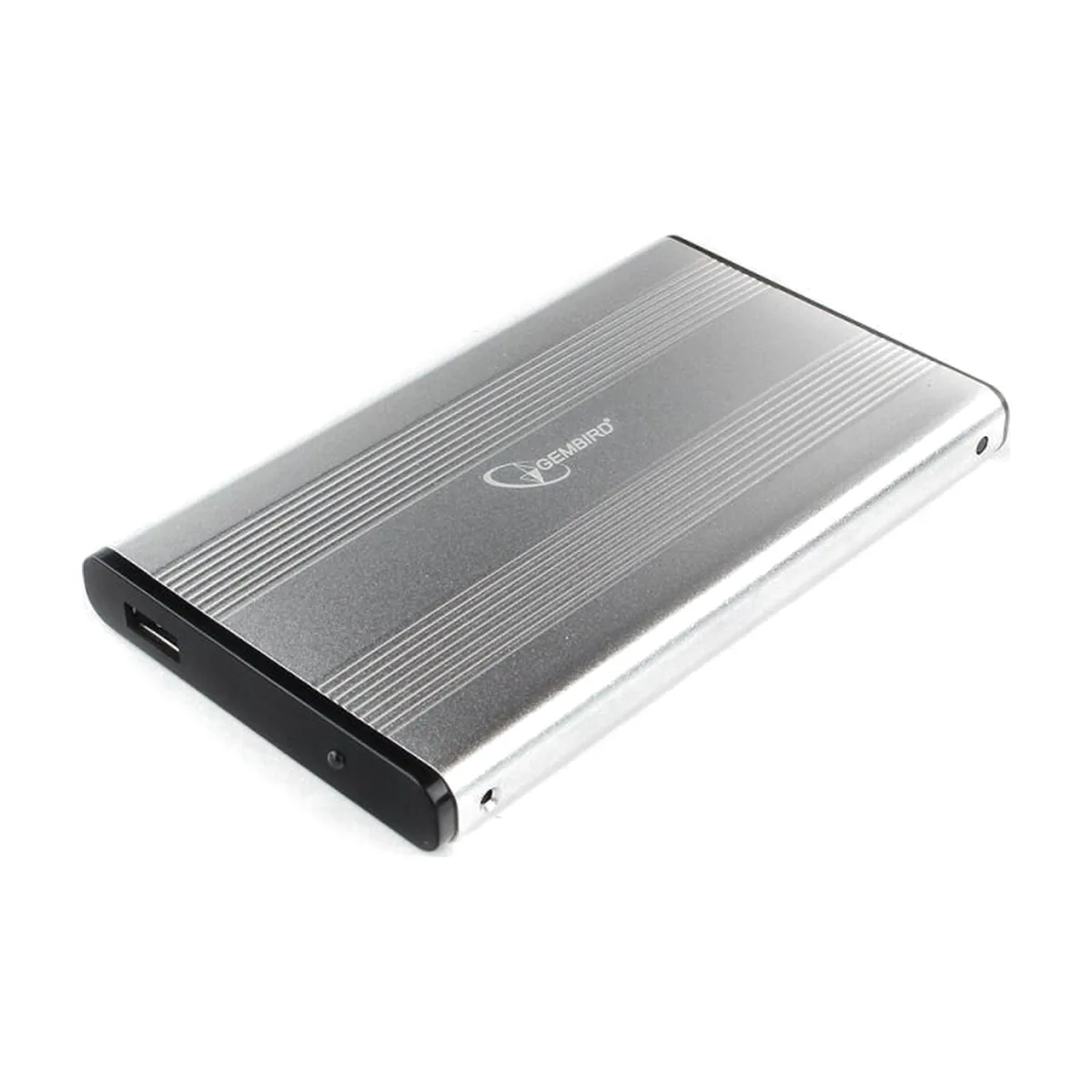 Внешний корпус для HDD Gembird EE2-U3S-2-S 2.5" EE2-U3S-2-S, серебро, USB 3.0, SATA, металл