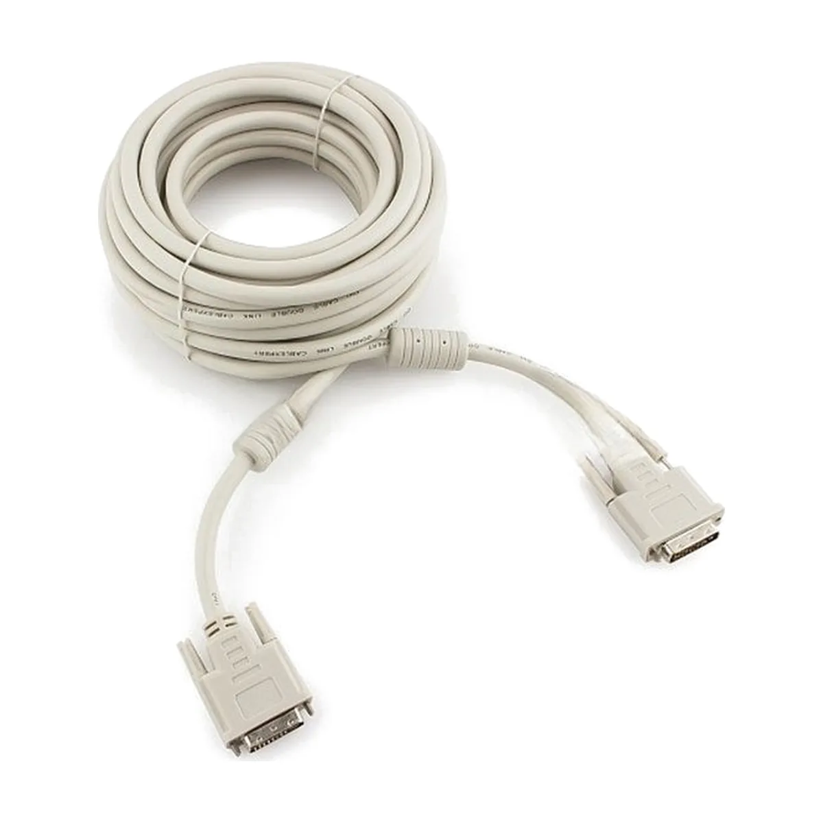 Кабель DVI-D dual link Gembird/Cablexpert CC-DVI2-10M, 25M/25M, 10м, экран, феррит.кольца, пакет