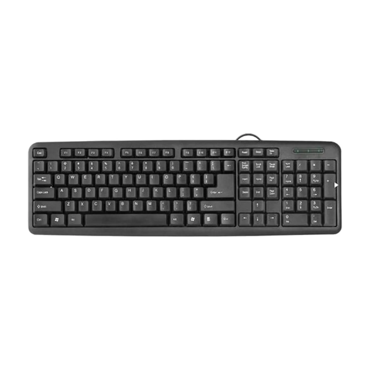 Клавиатура проводная Defender HB-420, USB, черный