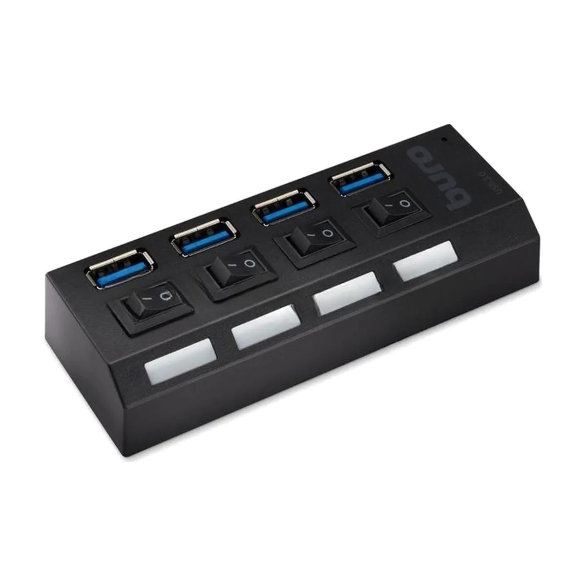 USB-концентратор Buro BU-HUB4-U3.0-L, USB 3.0, USB 4 порта, USB
