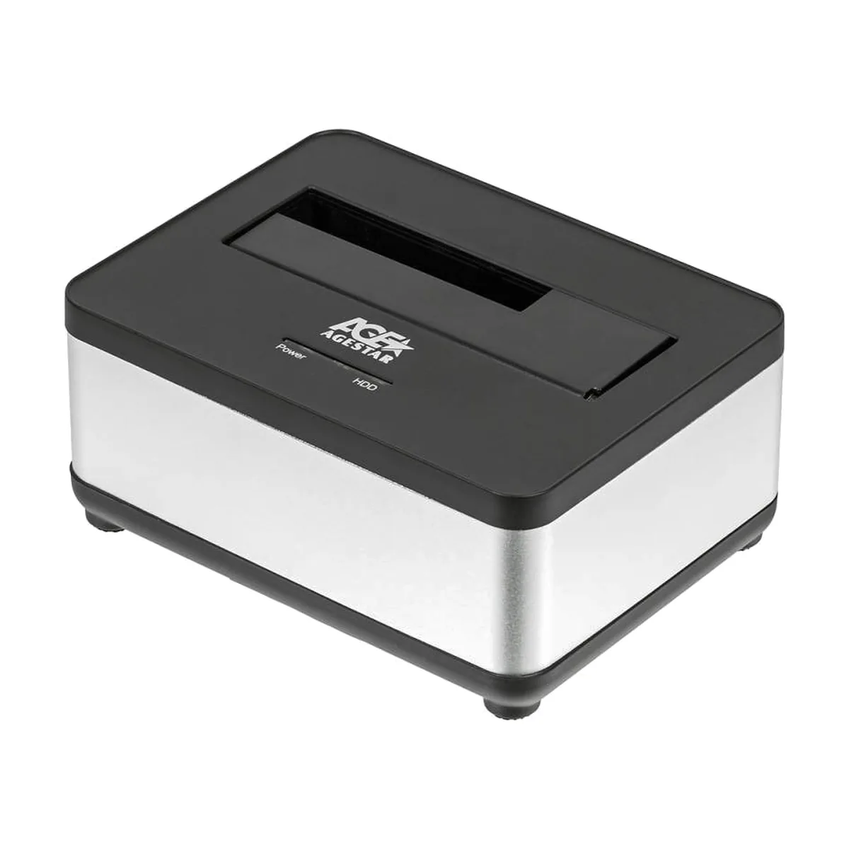 Докстанция 2,5"/3,5" SATAIII AgeStar 3UBT7 USB 3.0, пластик+алюминий, черная