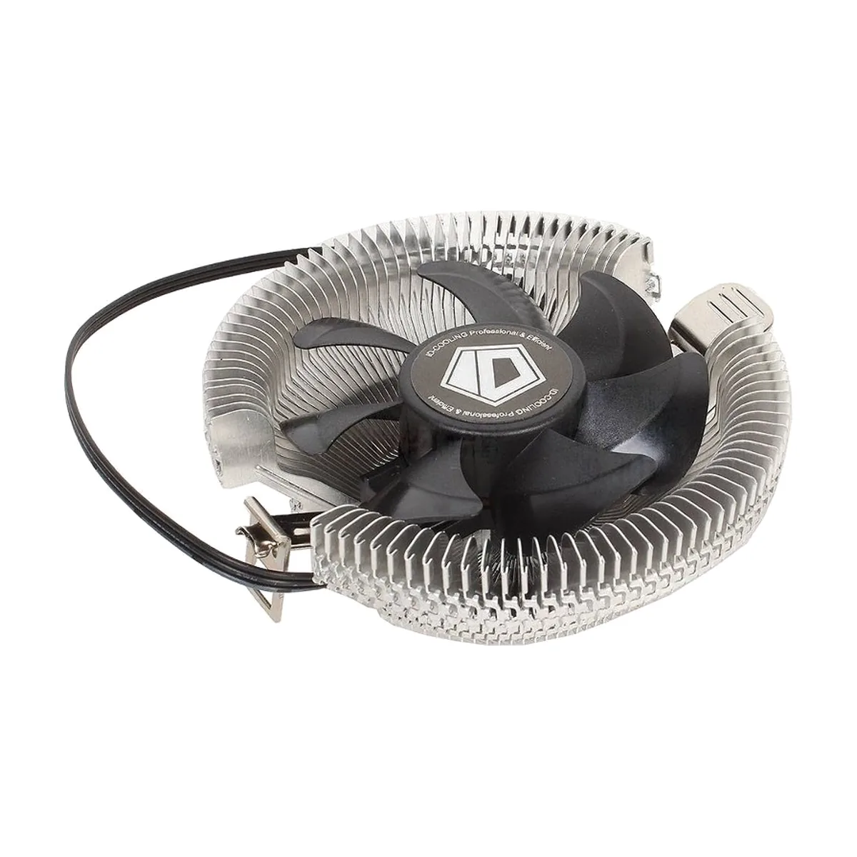 Кулер Cooler ID-Cooling DK-01S серебристый/черный 80мм алюминий 2200rpm 24db 3-pin 65W