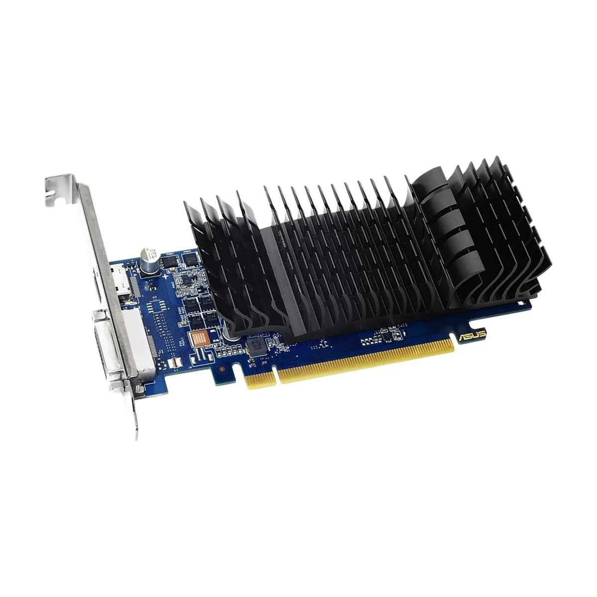 Видеокарта ASUS GeForce GT 1030, 2 GB GDDR5, 64 bit, HDMI, DVI-D, GPU 1228 MHz