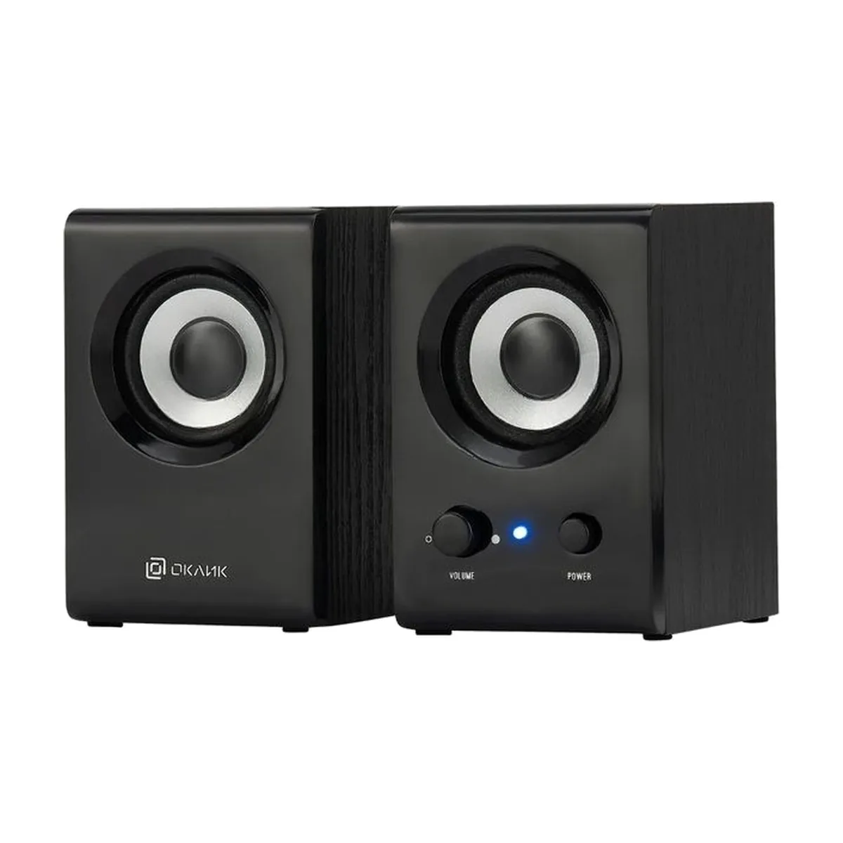 Акустическая система Oklick OK-160 2.0 черный 6Вт