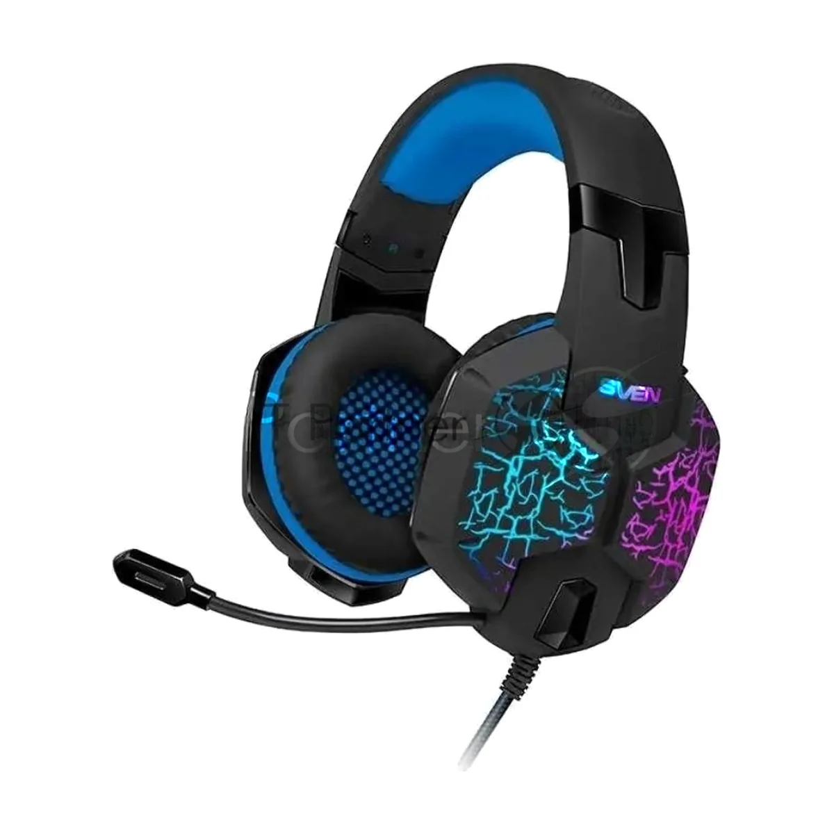 Гарнитура Sven AP-U980MV синий-чёрный, проводная, USB