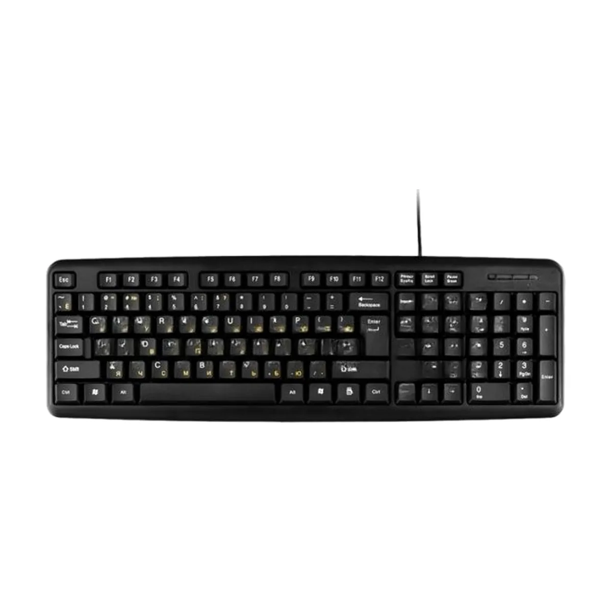 Клавиатура проводная Гарнизон GK-100, USB, черный