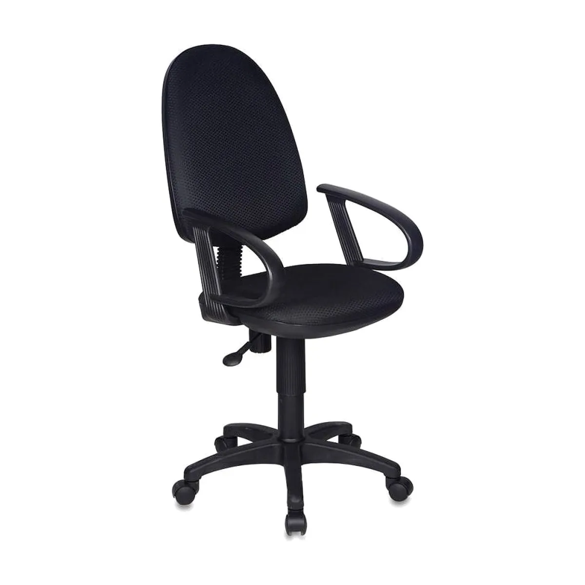 Кресло Бюрократ CH-300/BLACK черный, ткань, 120 кг, механизм качания