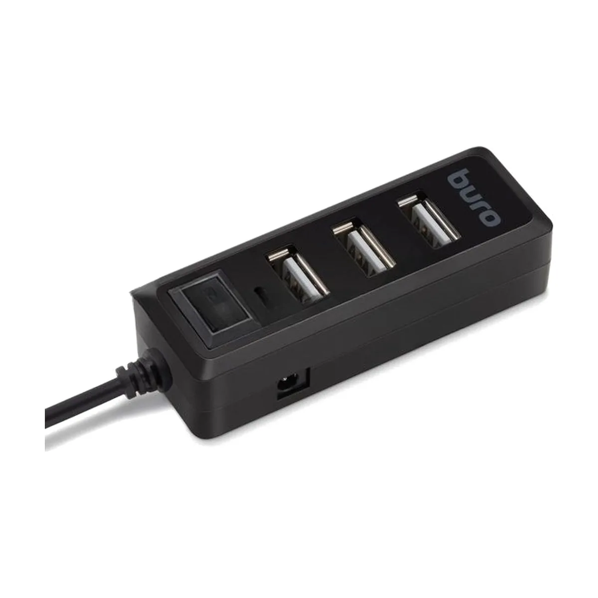 USB-концентратор Buro BU-HUB4-0.5L-U2.0, USB 2.0, USB 4 порта, USB