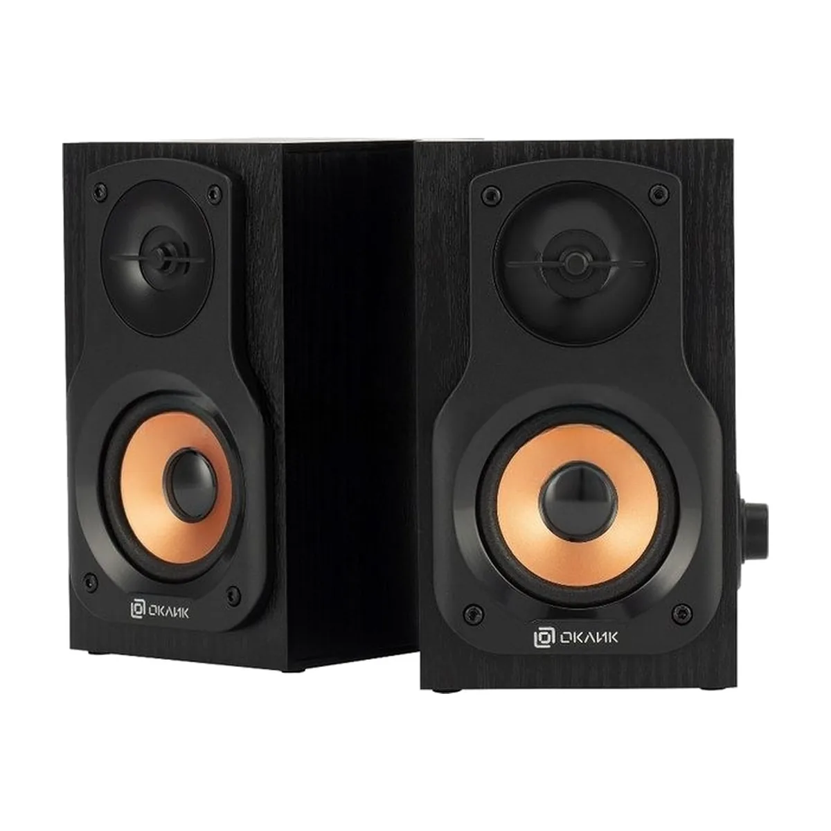 Акустическая система Oklick OK-162 2.0 темное дерево 8Вт