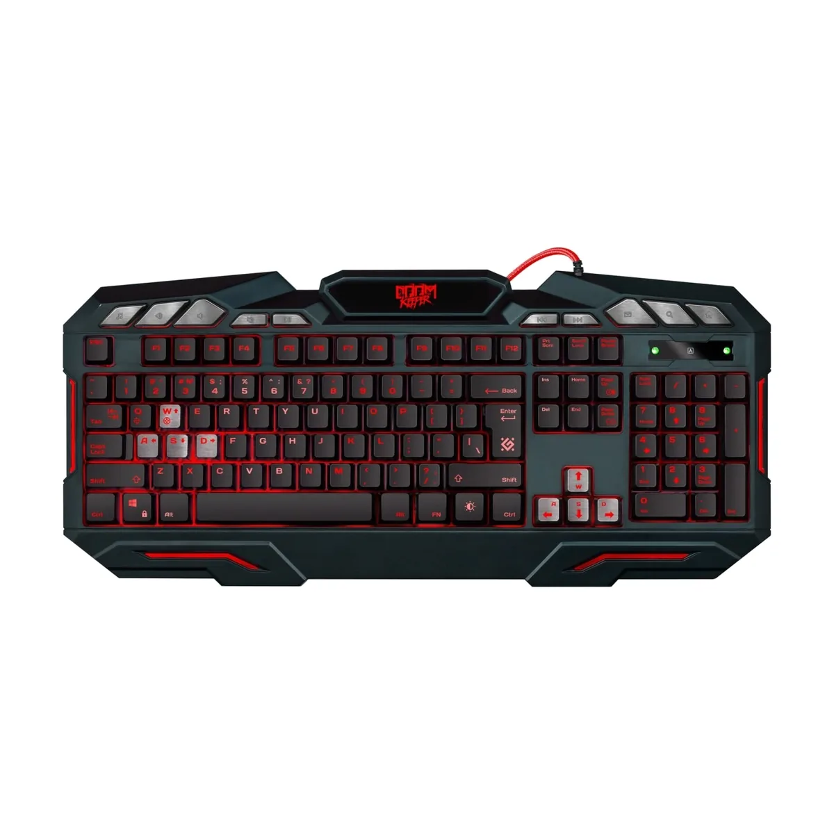 Клавиатура проводная Defender Doom Keeper GK-100DL RU, USB, черный
