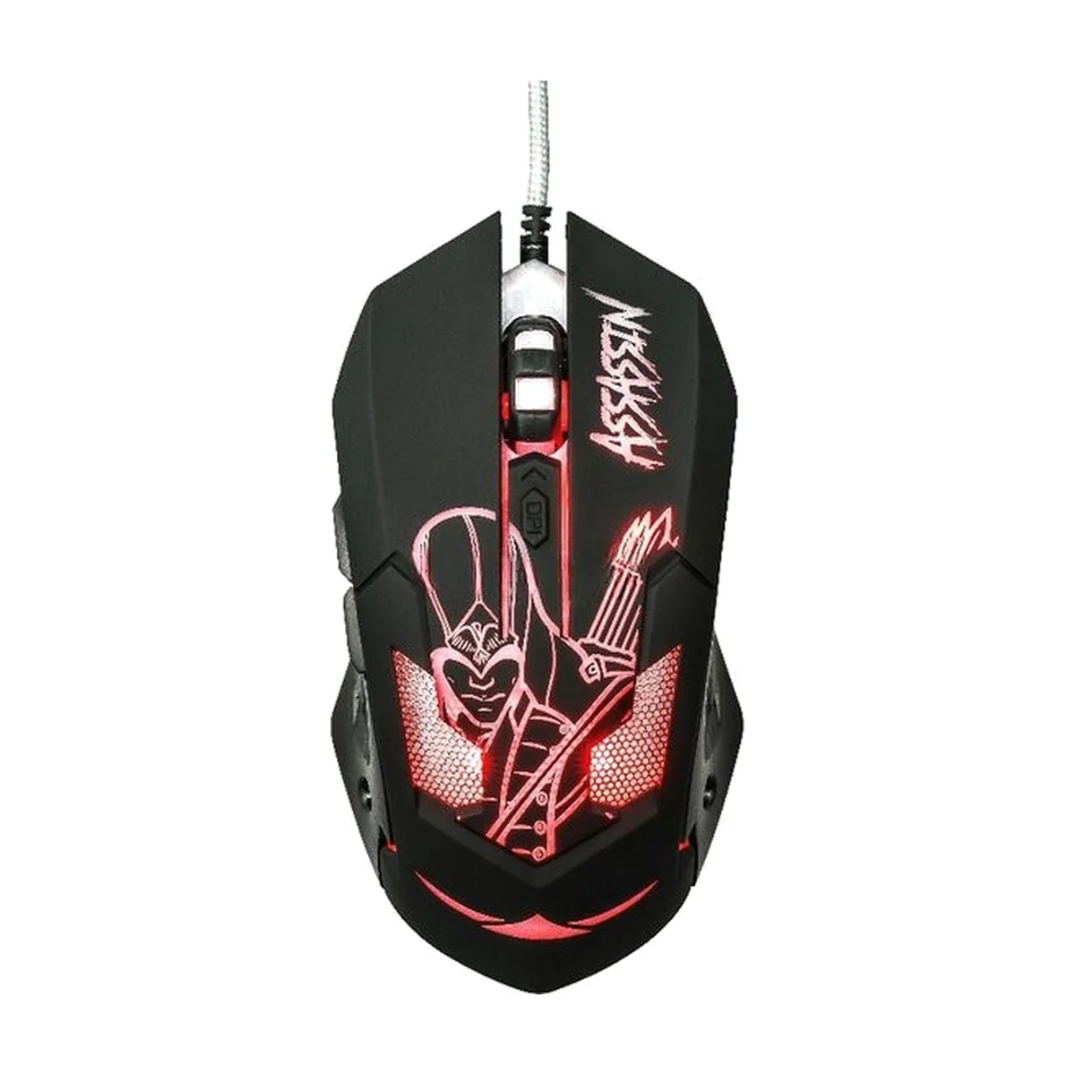 Мышь проводная Qumo Dragon War Assassin M33 черный, 3200 dpi, USB, кнопки - 6