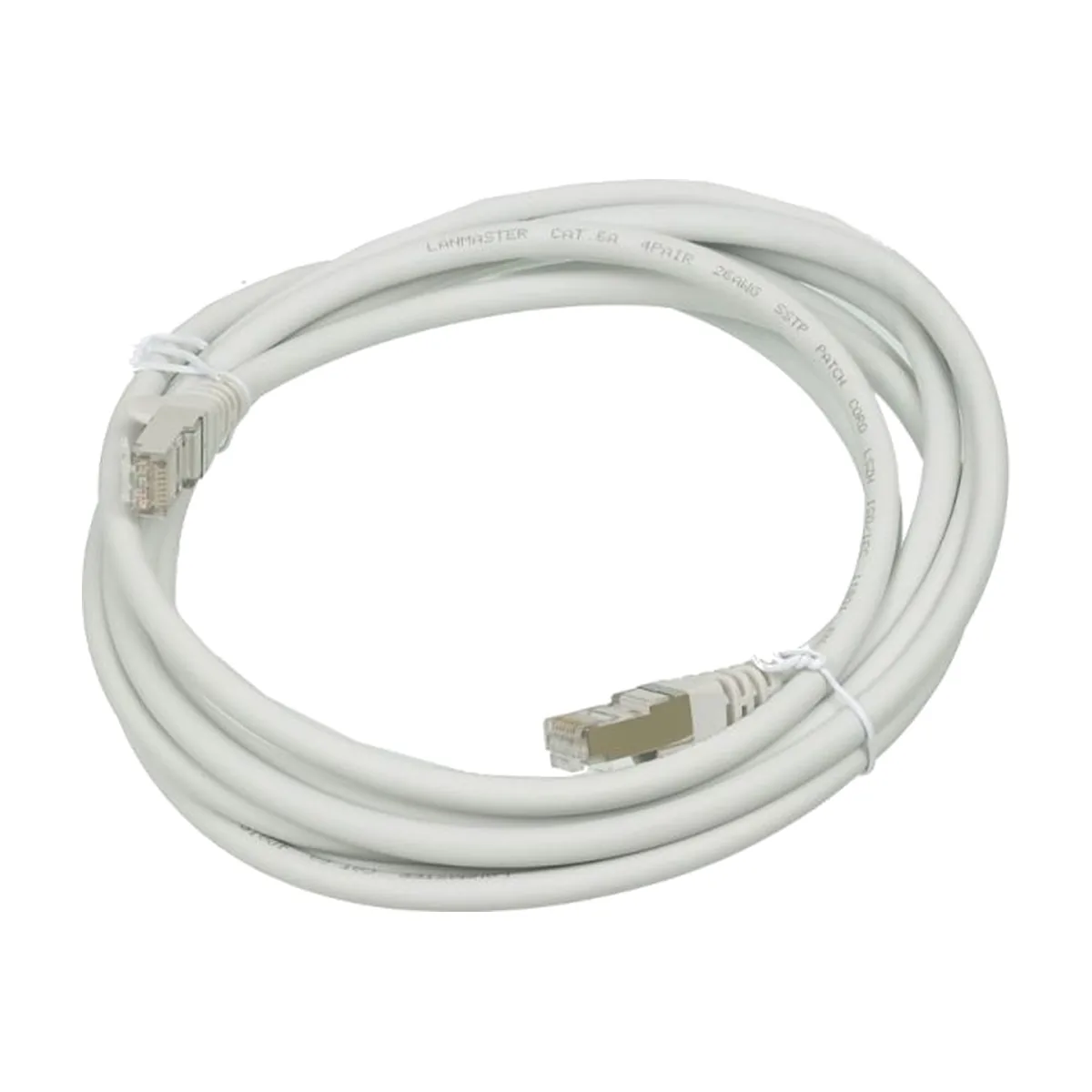 Кабель Патч-корд LANMASTER FTP LAN-PC45/S6A-3.0-GY вилка RJ-45-вилка RJ-45 Cat.6А 3м серый LSZH (уп.:1шт)