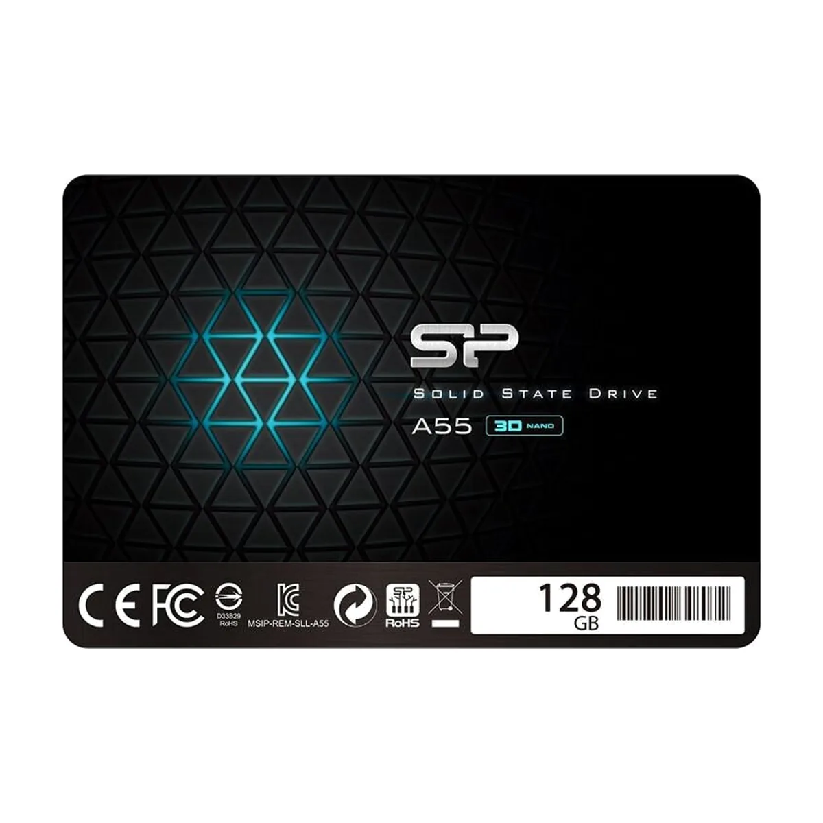 Накопитель SSD Silicon Power Ace A55, 128Gb, SATA, 2.5", R/W 460/360