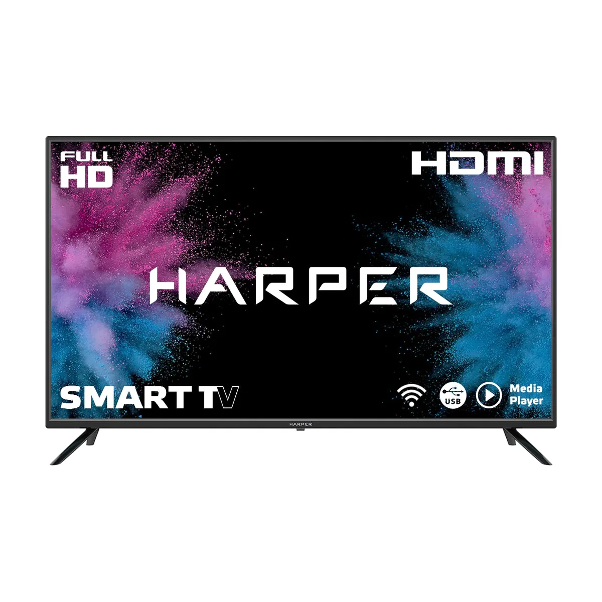 Телевизор Harper 40" 40F660TS черный LED FHD 60Hz Android TV