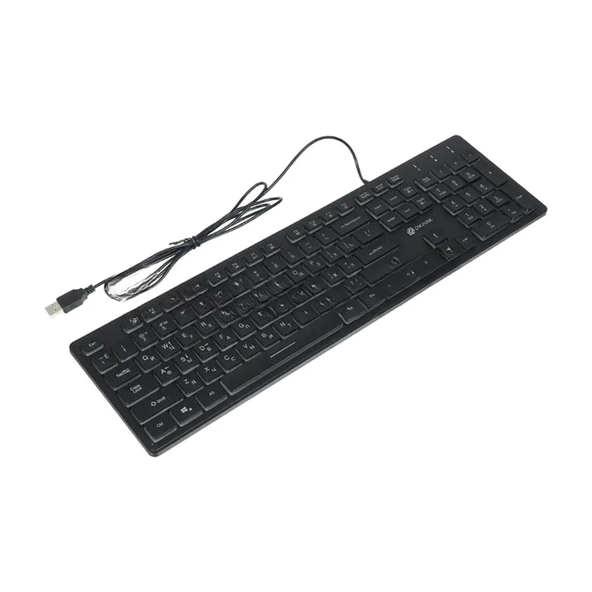 Клавиатура Oklick 550ML проводная, USB Type-A, чёрный