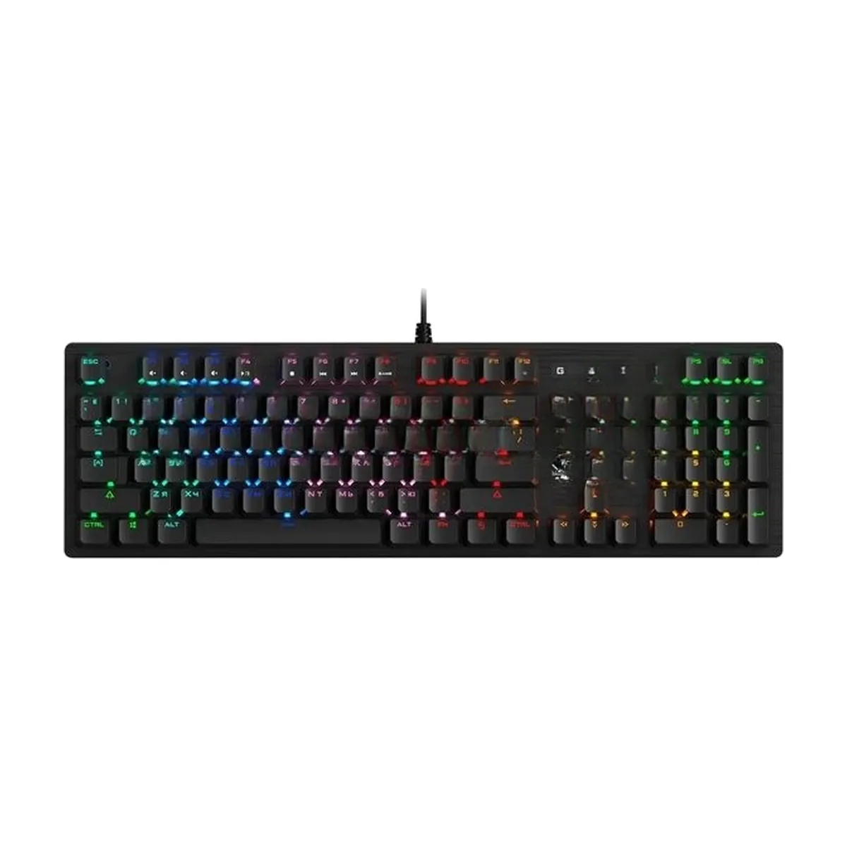 Клавиатура проводная A4 Bloody B820R Blue S механическая черный USB LED
